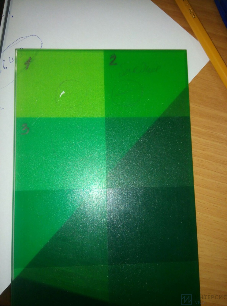 Фотопечать на нестандартном стекле